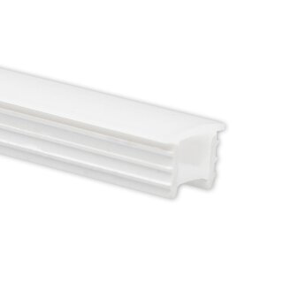Silikon-Einbaucover. Abdeckung für 10 mm LED-Streifen Schmall 10x10 mm Weiß 5 Meter