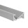 MP2 LED Aufbauprofil 200cm eloxiert