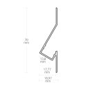 PI3n LED Wandprofil indirekt 200cm, LED Stripes max. 13 mm