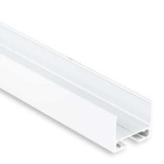 PL10 LED AUFBAU-Profil/Kabel-Universalkanal für PL-Serie  weiß RAL 9010 200 cm