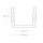 PL2 LED AUFBAU-Profil 200 cm, hoch,  schwarz RAL 9005 LED Stripes max. 12 mm