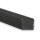 PL2 LED AUFBAU-Profil 200 cm, hoch,  schwarz RAL 9005 LED Stripes max. 12 mm