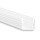 PL2 LED AUFBAU-Profil 200 cm, hoch,  weiß RAL 9010 LED Stripes max. 12 mm