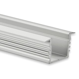 PL3 LED EINBAU-Profil 200 cm, hoch/Flügel, LED Stripes max. 12 mm