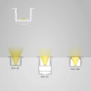PL3 LED EINBAU-Profil 200 cm, hoch/Flügel, LED Stripes max. 12 mm