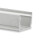 PL4 LED AUFBAU-Profil 200 cm eloxiert