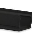 PL4 LED AUFBAU-Profil 200 cm schwarz RAL 9005