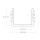 PL5 LED AUFBAU-Profil 200 cm, hoch, LED Stripes max. 12 mm