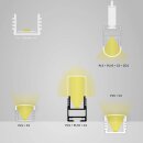PL5 LED AUFBAU-Profil 200 cm, hoch,  schwarz RAL 9005, LED Stripes max. 12 mm