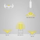 PL6 LED AUFBAU-Profil 200 cm, flach, LED Stripes max. 12 mm