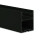PN17 LED AUFBAU-Profil 200 cm, symmetrisch, schwarz RAL 9005 LED Stripes max. 30 mm