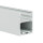 PN17 LED AUFBAU-Profil 200 cm, symmetrisch, weiß RAL 9003 LED Stripes max. 30 mm
