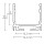 PN8 LED AUFBAU-Profil 200 cm,  schwarz RAL 9005 LED Stripes max. 16 mm