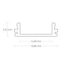 PO15 LED AUFBAU-Profil 200 cm, ultraflach, LED Stripes...