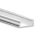 PO15 LED AUFBAU-Profil 200 cm, ultraflach, LED Stripes max. 12 mm