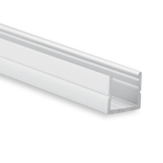 PO16 LED AUFBAU-Profil 200 cm, mini, LED Stripes max. 8 mm
