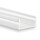 SL8/NL8 LED AUFBAU-Profil 200 cm weiß RAL 9010
