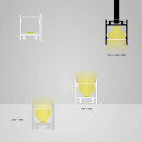 VA1 LED Aufbau-/Leuchtenprofil 200cm weiß RAL 9003