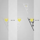 VA3 LED Aufbauprofil 200cm eloxiert