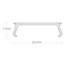 Cover C30 opal/satiniert 200cm für Profil TBP5/TBP13
