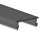 Cover C48 schwarz/matt  200 cm für Profil SL8/NL8/SL15/NL15/SP1
