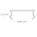 Cover C50 opal/satiniert 200 cm für Profil VA1/VA2/VA3/VA4/VA5