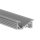 MP1 LED Einbauprofil 200cm eloxiert