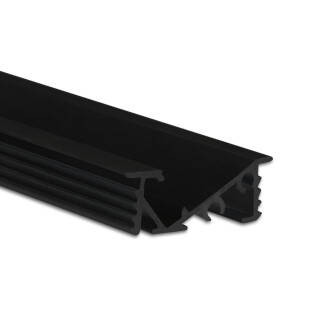 MP1 LED Einbauprofil 200cm schwarz RAL 9005
