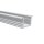 PK3 LED EINBAU-Profil 200cm, hoch/Flügel, LED Stripes max. 12mm