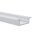 PK8 LED EINBAU-Profil 200cm, flach/Flügel, LED Stripes max. 12mm