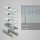 PK8 LED EINBAU-Profil 200cm, flach/Flügel, LED Stripes max. 12mm
