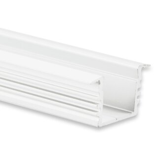 PL3 LED EINBAU-Profil 200 cm, hoch/Flügel, schwarz RAL 9005, LED Stripes max. 12 mm