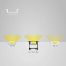 PL8 LED EINBAU-Profil 200 cm, flach/Flügel,  weiß RAL 9010, LED Stripes max. 12 mm