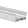 PN5 LED EINBAU-Profil 200 cm, flach/Flügel, LED Stripes max. 24 mm