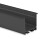 PN7n LED EINBAU-Profil 200 cm, hoch, schwarz RAL 9005 LED Stripes max. 24 mm