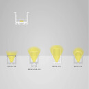 PN7n LED EINBAU-Profil 200 cm, hoch, weiß RAL 9010 LED Stripes max. 24 mm