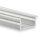 SL8F/NL8F LED EINBAU-Profil 200 cm eloxiert