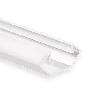 PO23n LED ECK-Profil, 200 cm, weiß RAL9010 LED Stripes max. 11 mm