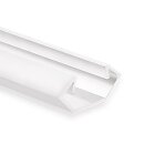 PO23n LED ECK-Profil, 200 cm, weiß RAL9010 LED Stripes max. 11 mm