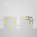 VA5 LED Eckprofil 200cm eloxiert