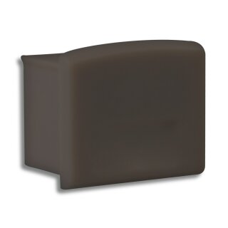 Endkappe E10B schwarz für Profil PL5, 1 STK