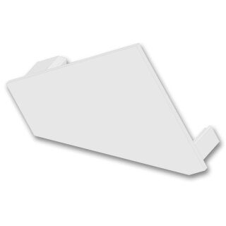 Endkappe E110L schwarz für Profil WP1, links, 1 STK