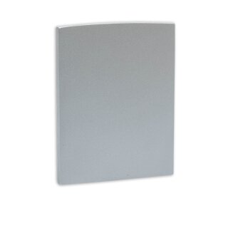 Endkappe E114S silber für Profil PN17 V2, 2 STK, mit Lichtfalle
