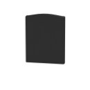 Endkappe E115B schwarz für Profil LL2, 2 STK, mit...