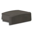 Endkappe E1B schwarz für Profil PL1, 1 STK