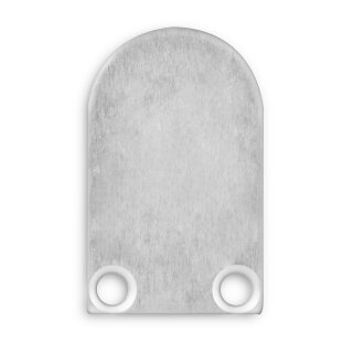 Endkappe E21 Aluminium für Profil PL6 in Verbindung mit PL10, 2 STK, inkl. Schrauben