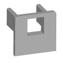 Endkappe E219 für Profil FP3 mit...