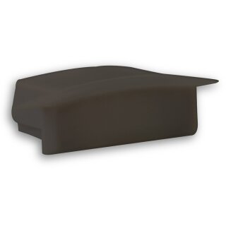 Endkappe E25B schwarz für Profil PL8, 1 STK