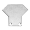 Endkappe E33 Aluminium für Profil PL11 in Verbindung...