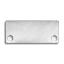 Endkappe E43 Alu schwarz RAL9005 für Profil PN4 /...